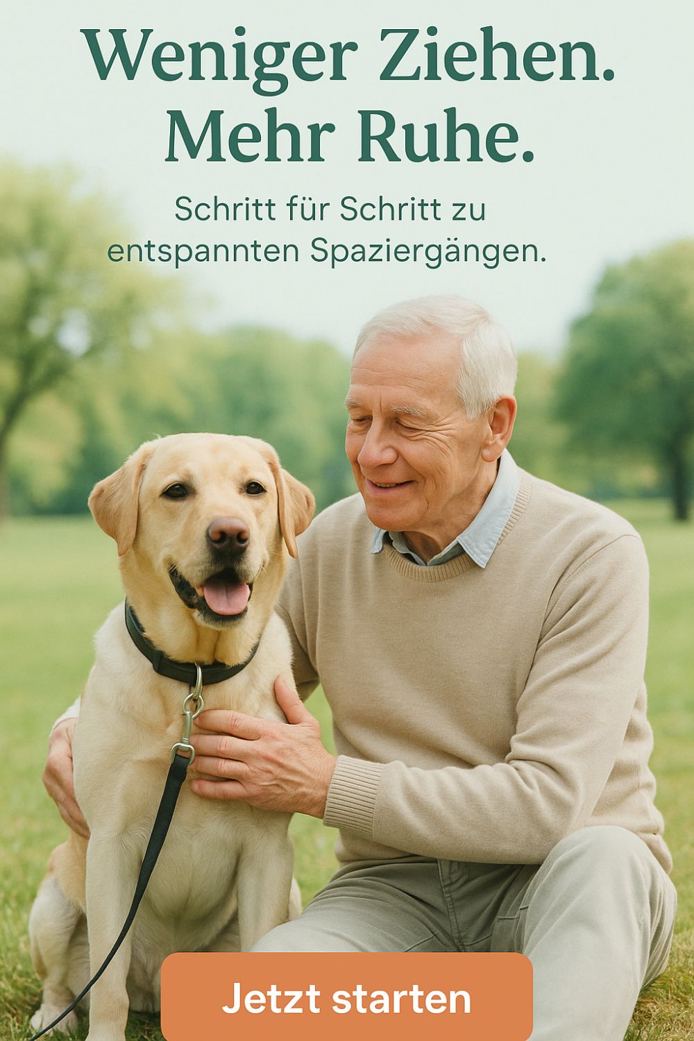 Online Hundetraining Banner Hochformat