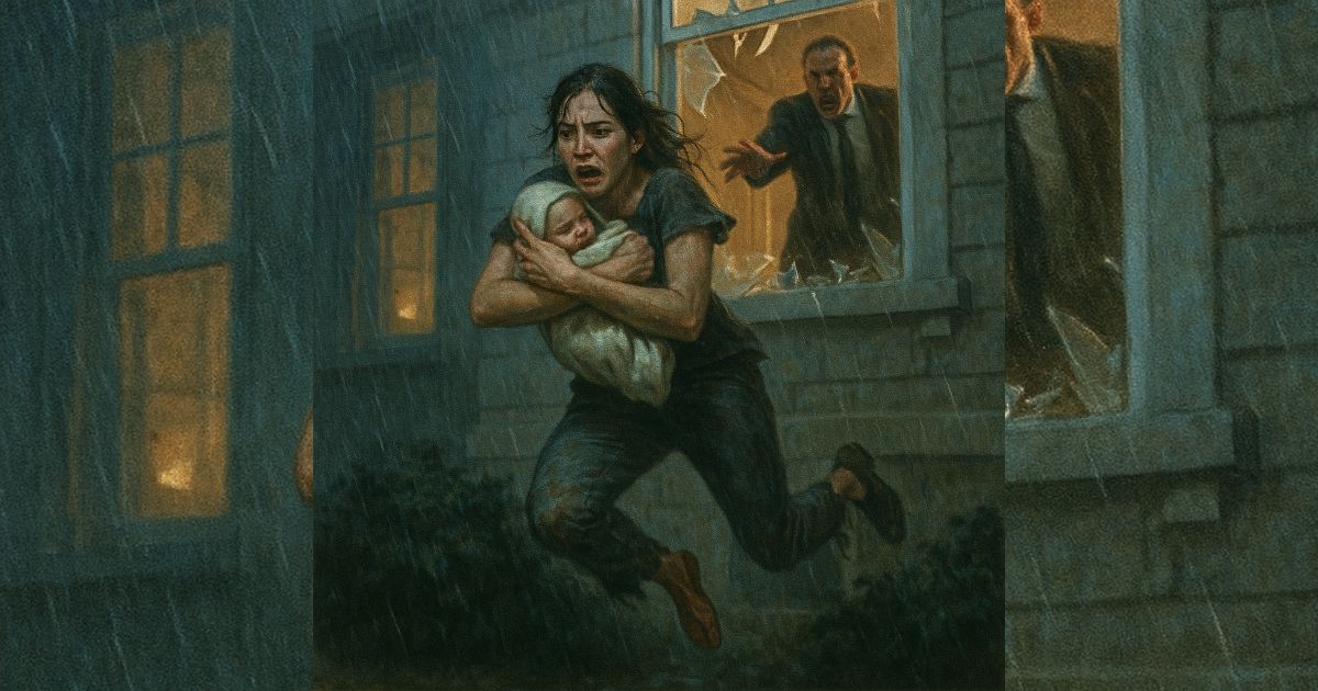 La limpiadora que saltó con el bebé del millonario y reveló al monstruo oculto dentro de la mansión