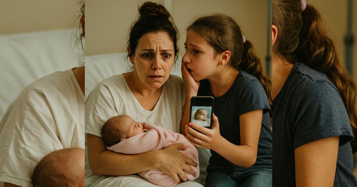 Mi hija de diez años miró a su hermana recién nacida y susurró algo que destapó la pesadilla del hospital