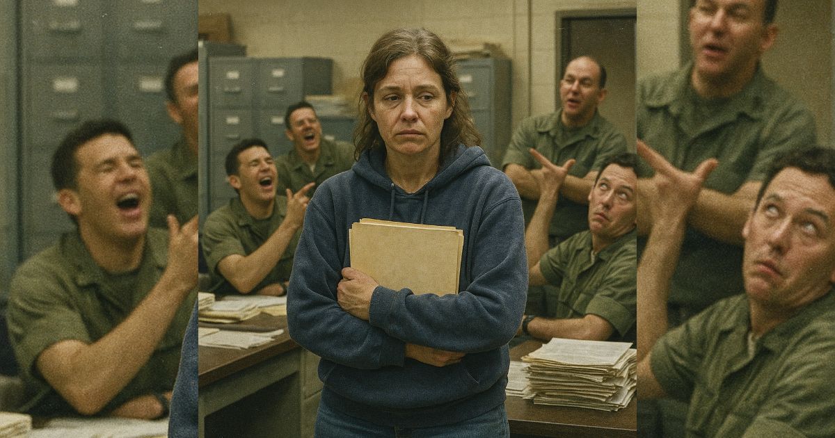 Pensaban que era solo la chica nueva de logística, pero su sudadera ocultaba el mayor secreto de la base