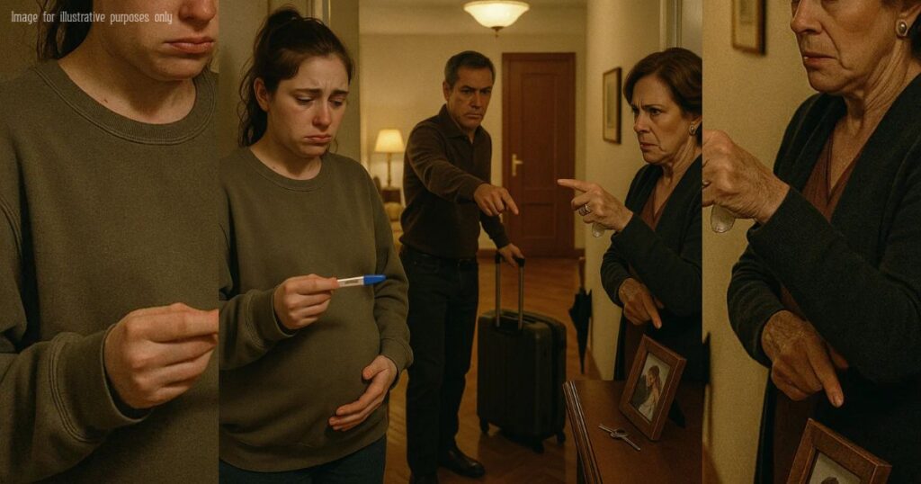 Tenía 17 y un test de embarazo positivo en la mano cuando me echaron de casa en diez minutos. Veinte años después llamaron para conocer a “su” nieto. Lo que les dije los dejó mudos