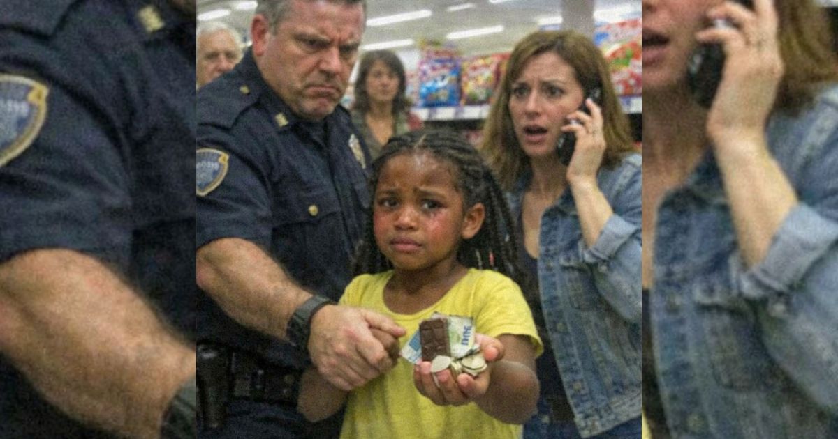 Accusa shock al supermercato: un agente afferra una bimba di 8 anni, poi arriva suo padre e tutto cambia