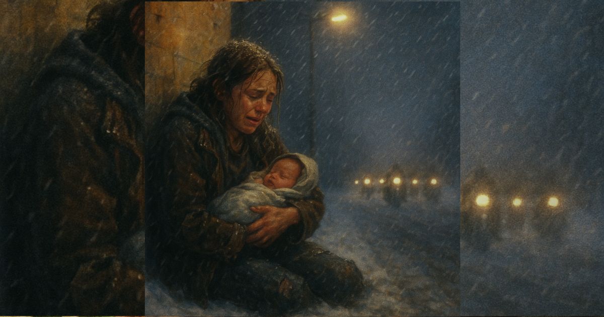 Diez motoristas, una bebé en la nieve y una promesa que cambiaría sus vidas para siempre