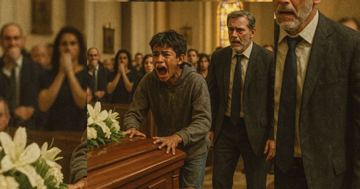 El niño de la calle que irrumpió en el funeral y reveló la verdad oculta sobre Lucía