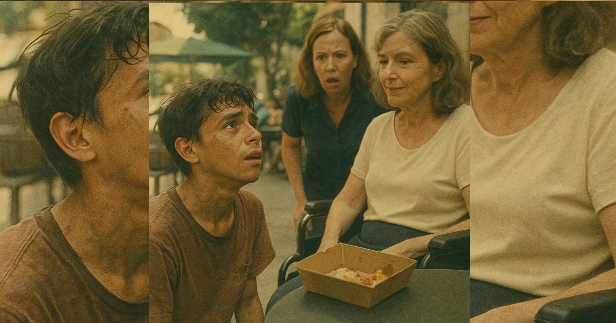 El niño hambriento que se atrevió a curar a una millonaria en silla de ruedas a cambio de sobras