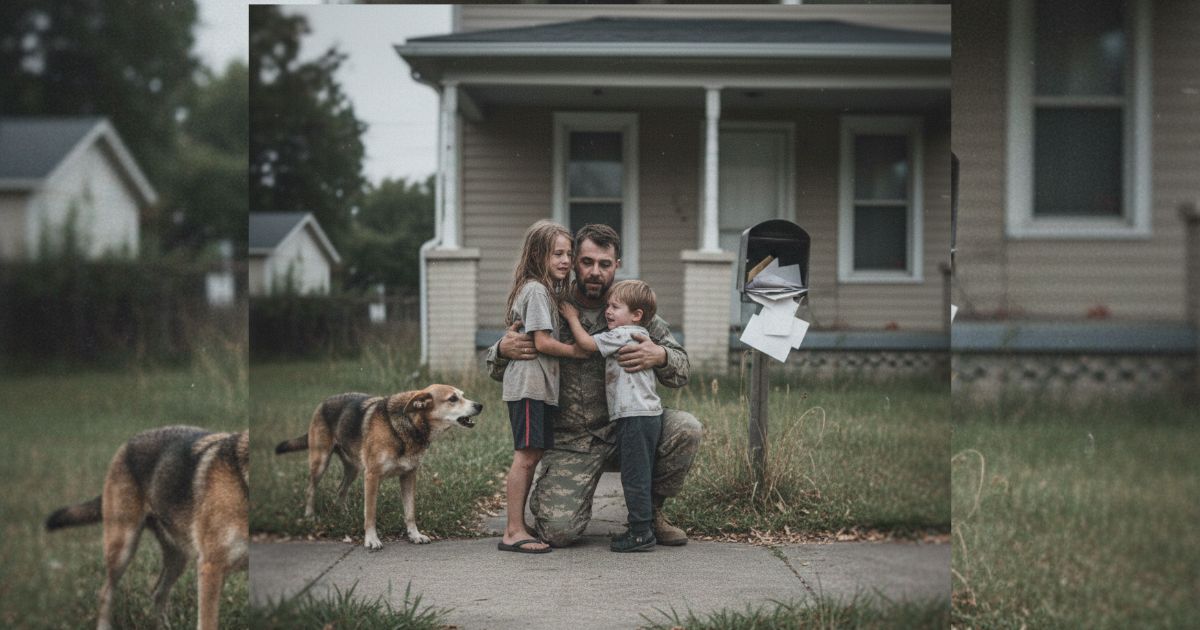 El soldado que volvió a casa, encontró a sus hijos solos y tomó una decisión que nadie esperaba