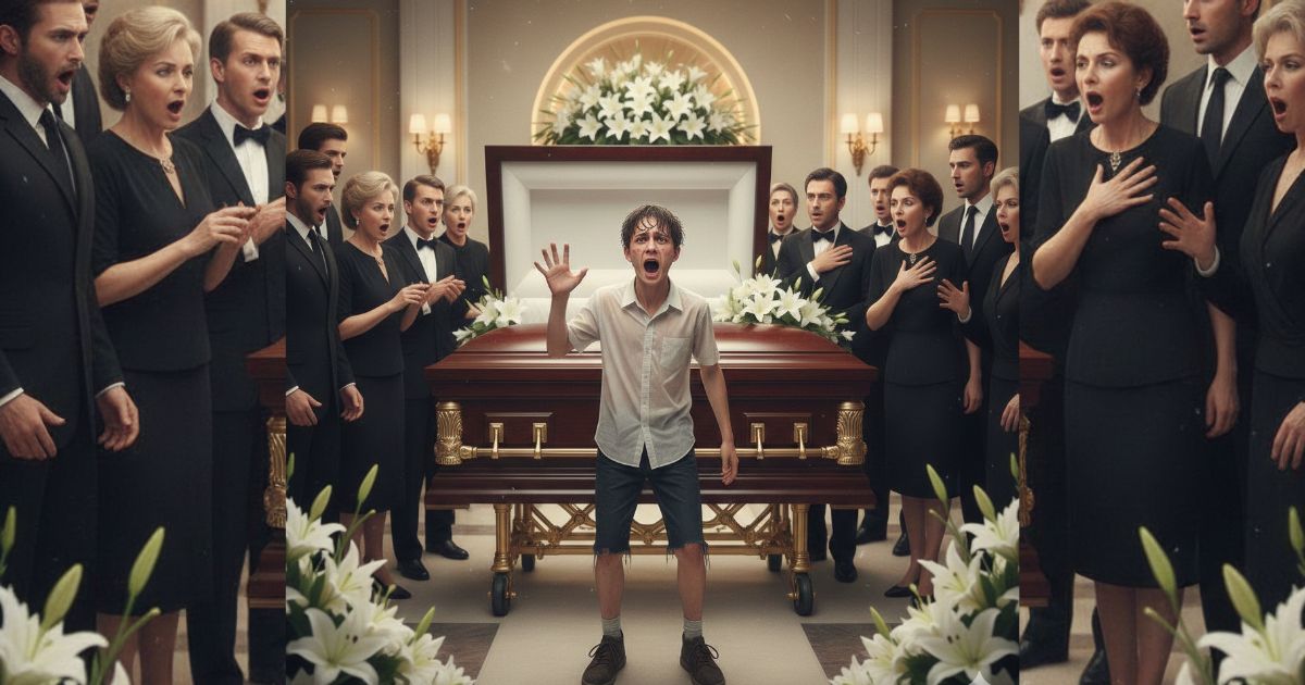 Era un chico de la calle, gritó en el funeral y descubrió algo en el ataúd que nadie esperaba