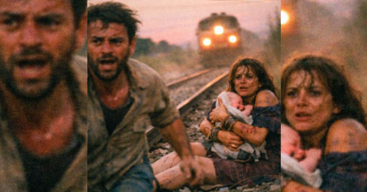 Il fischio del treno al tramonto, la corsa disperata di Noè e la donna legata ai binari