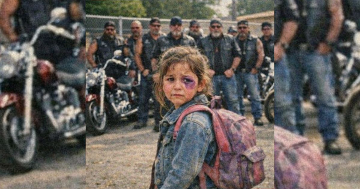 Il giorno in cui cinquanta motociclisti sconosciuti hanno fatto piangere una bambina… di gioia inattesa
