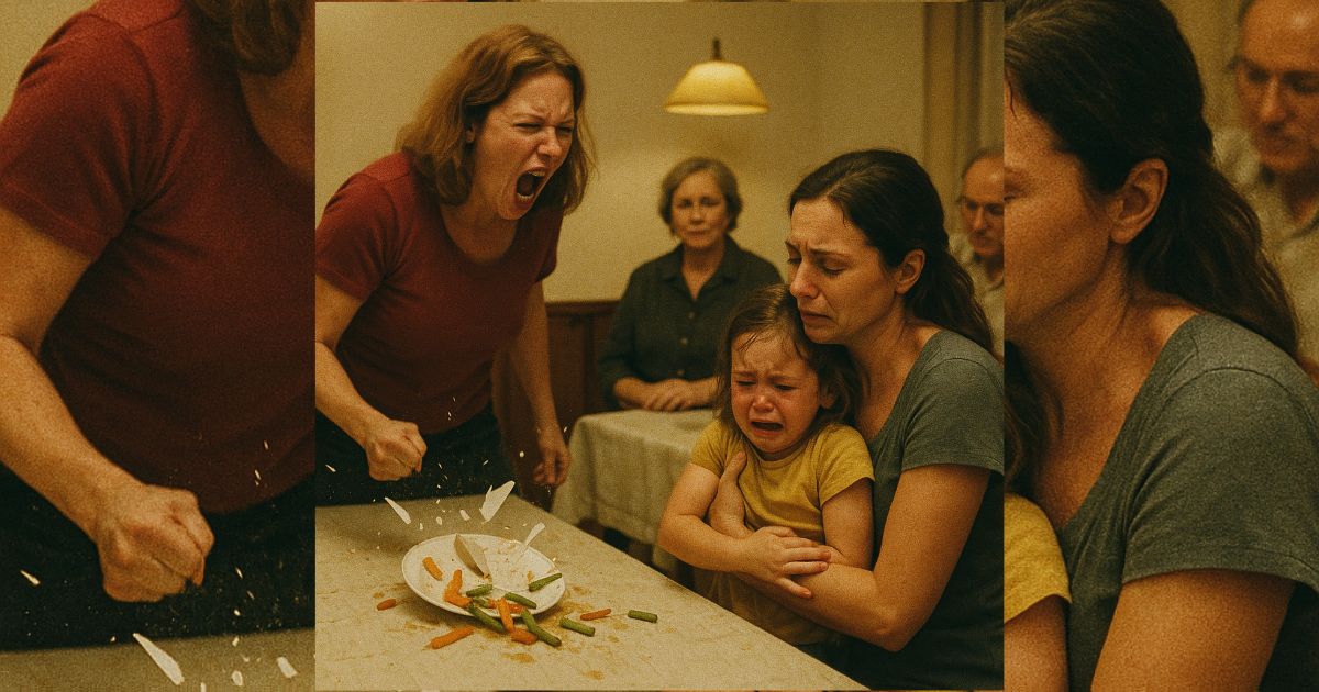 Mi hermana estrelló un plato contra la mesa por una zanahoria… y mi madre soltó la frase que lo destrozó todo