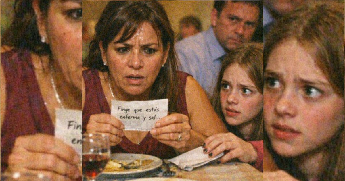Mi hija me pasó una nota en la cena: fingí estar enferma… y descubrí la verdad