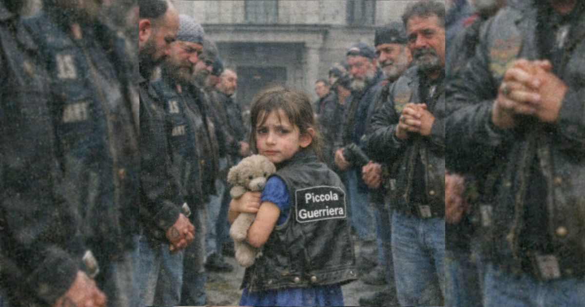 Quando cinquanta biker chiamati “diavoli” diventarono gli angeli silenziosi di una bambina senza voce in Italia