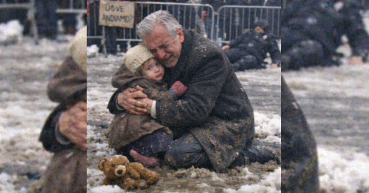 Quando una bambina sconosciuta ferma lo sfratto e costringe un freddo miliardario a guardarsi dentro