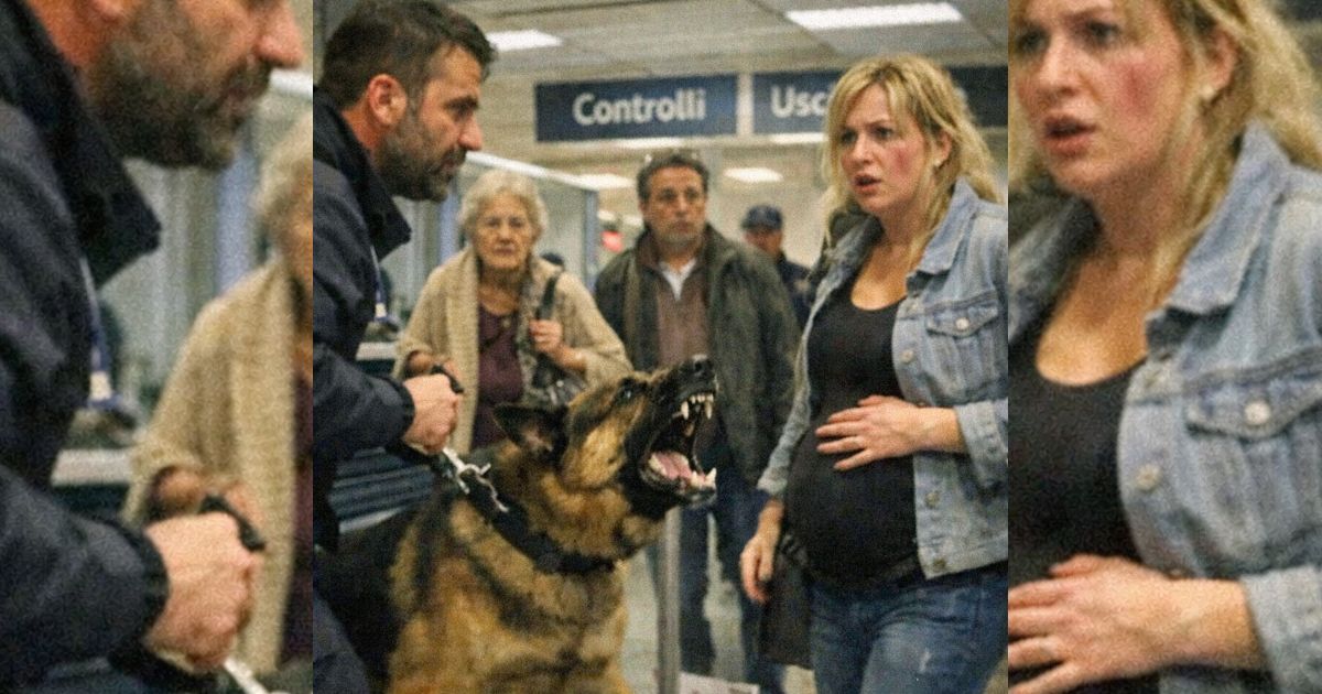 Un cane K9 abbaia a una donna incinta ai controlli: pochi minuti dopo, tutti capiscono perché