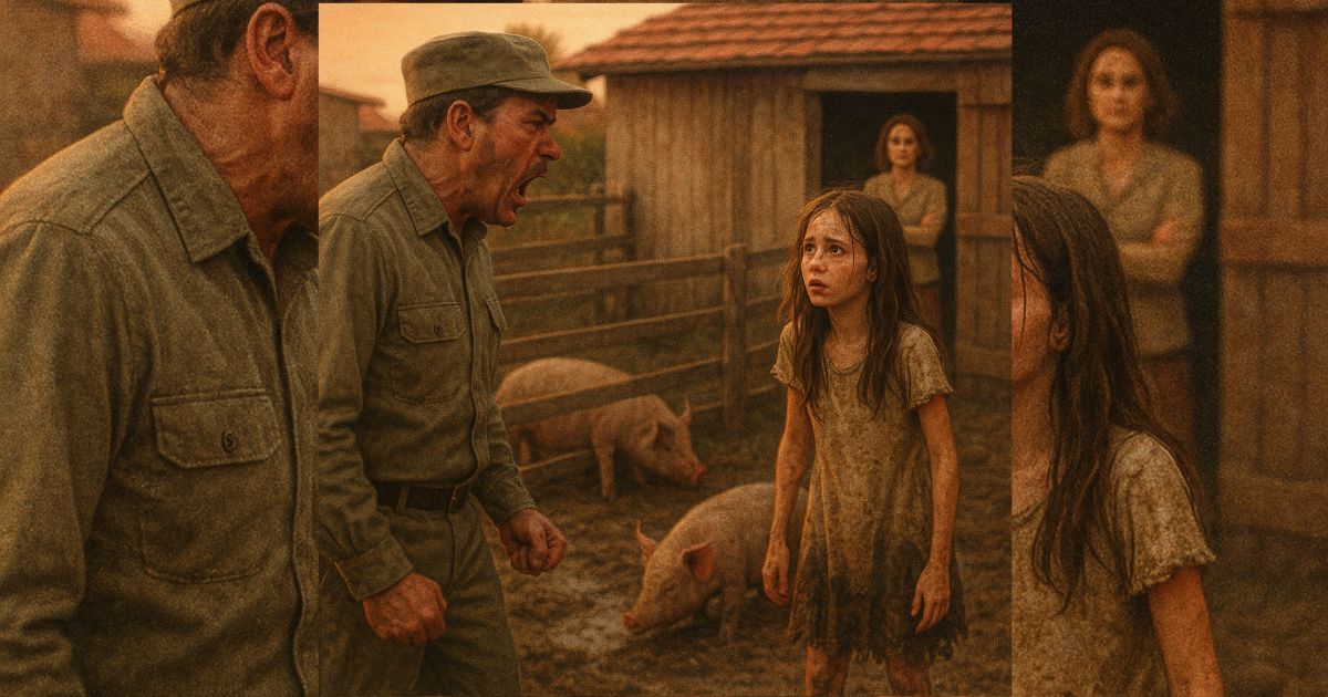 Volví de la misión soñando con abrazar a mi hija, pero la encontré viviendo entre cerdos y lágrimas