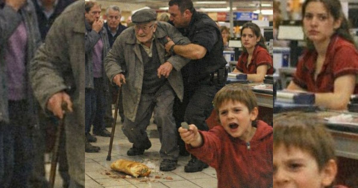 A 90 anni entrò travestito nel suo supermercato: cacciato per un pane, un bambino fermò tutto