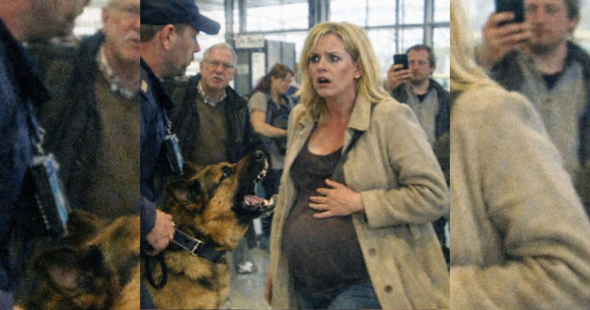 Ein Diensthund bellt eine Schwangere am Flughafen an – und verhindert Sekunden später das Unfassbare