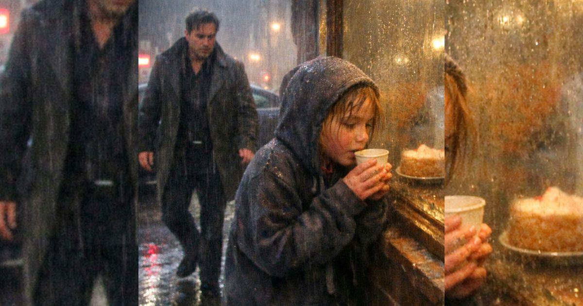 Er bat nie um Liebe – bis ein nasses Mädchen im Regen nach altem Kuchen flüsterte