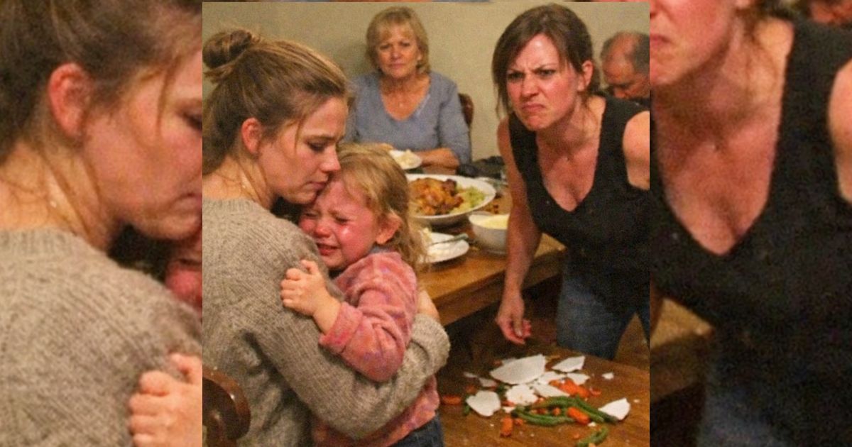 Meine Schwester zertrümmerte den Teller vor meinem Kleinkind – und Mamas Satz ließ alles explodieren