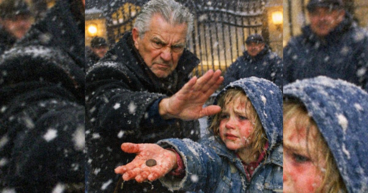 Milliardär jagt frierendes Mädchen im Schneesturm davon – dann erkennt er das Armband seines Sohnes
