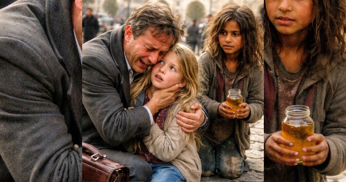 Sie nahm nur einen Schluck Honig – und plötzlich fiel ein Wort, das ihren Vater zerbrach