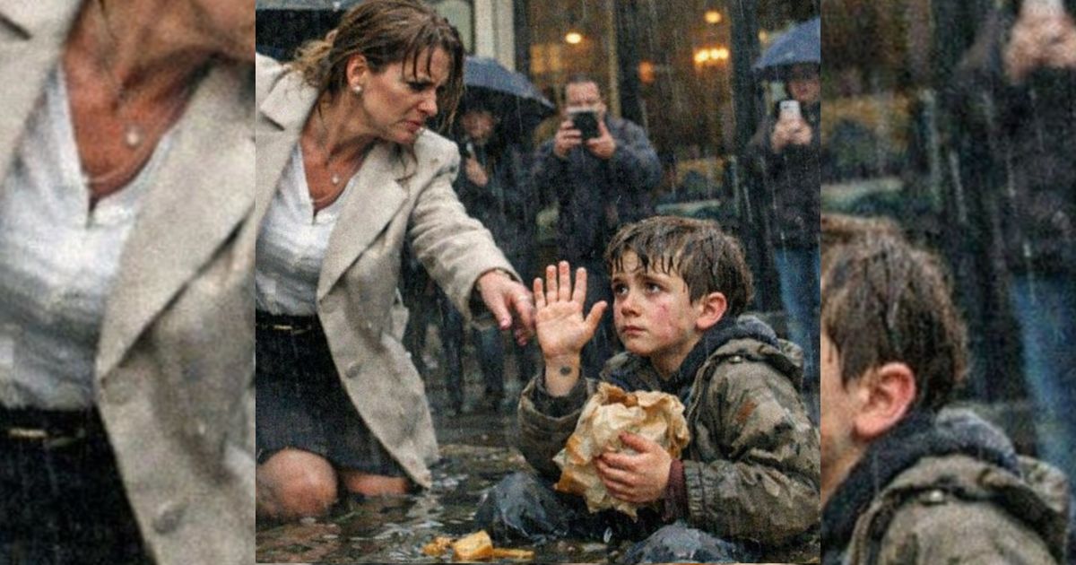 Sie stößt den Jungen in die Pfütze – doch das Muttermal an seiner Hand stoppt sie sofort