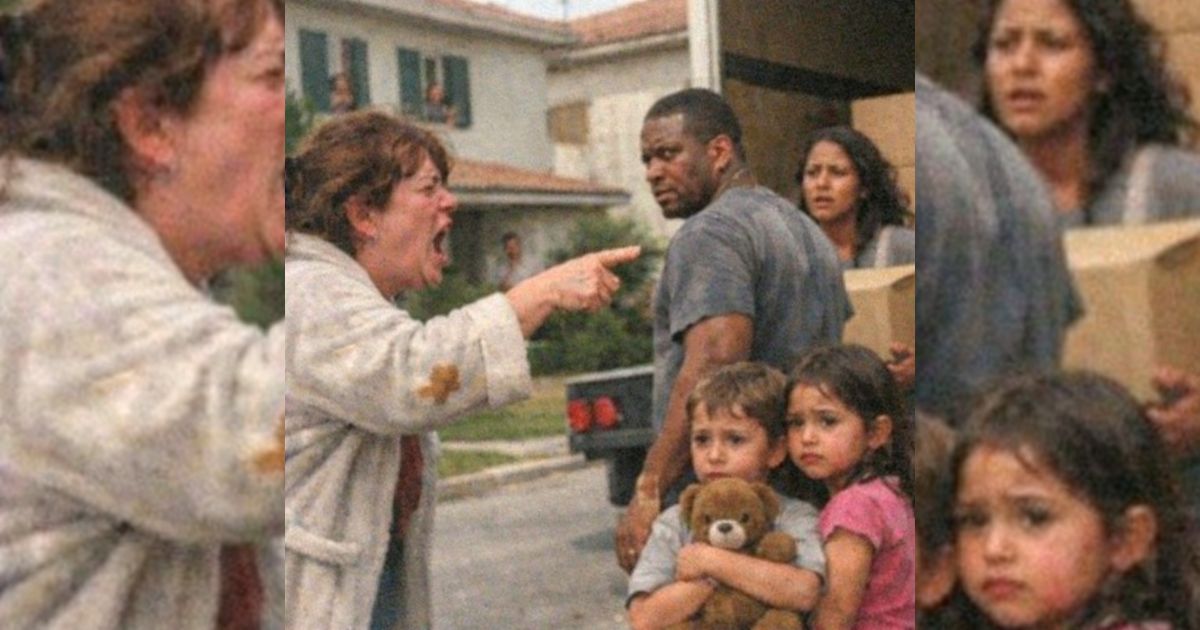 Urlò contro la famiglia appena arrivata in Via dei Tigli: “Qui non siete i benvenuti!” — Il giorno dopo, lo shock
