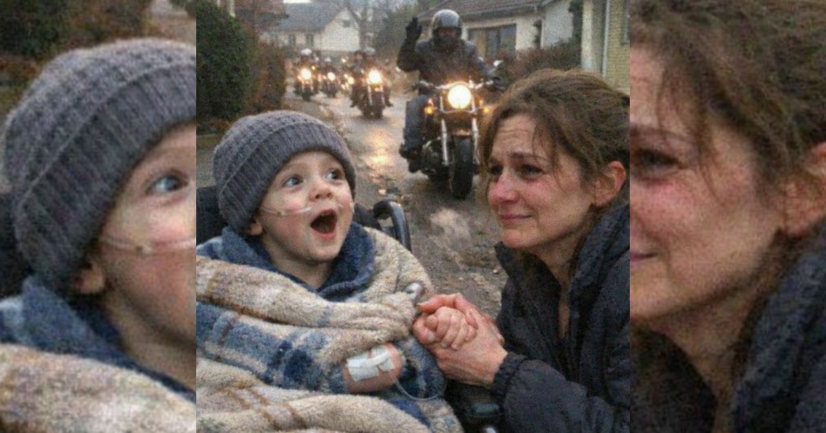 „Als Finn im Rollstuhl fragte: ‚Fahre ich jemals?‘ – und plötzlich grollte die ganze Straße