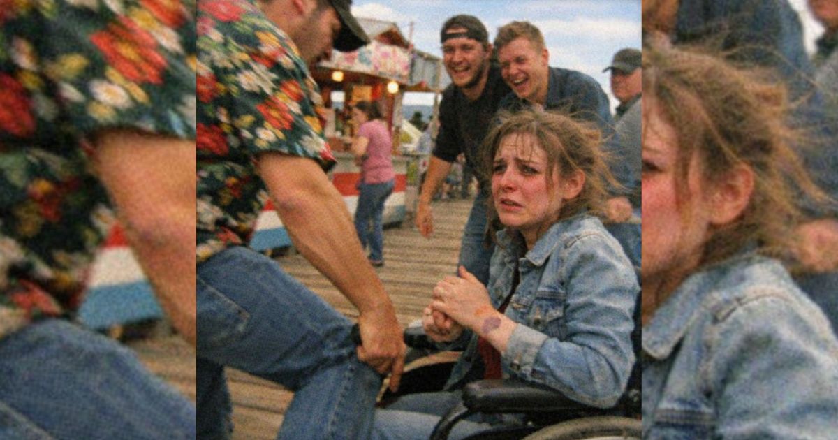 „Sie traten auf ihr Rollstuhlrad – dann ließ das Motorendröhnen die ganze Seebrücke erstarren