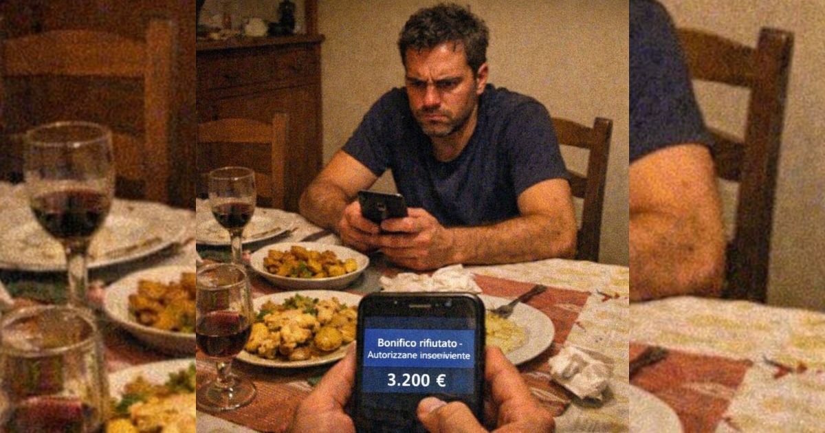 A 34 anni li ho invitati a cena: non sono venuti. Ma a mezzanotte hanno provato a prendere 3.200€