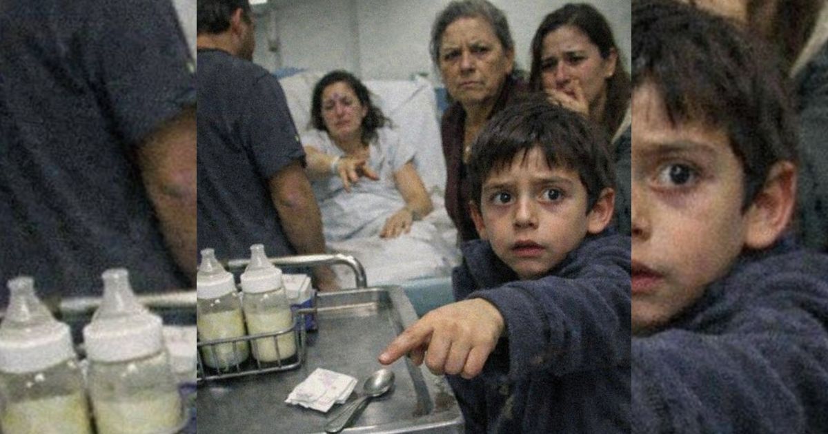 Cuando dijeron que mi bebé murió, mi hijo señaló el carrito y reveló lo que mi suegra escondió en la leche