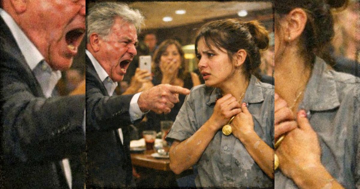 El millonario gritó ‘¡Ese collar es de mi esposa muerta!’… y la mujer de limpieza le respondió algo imposible