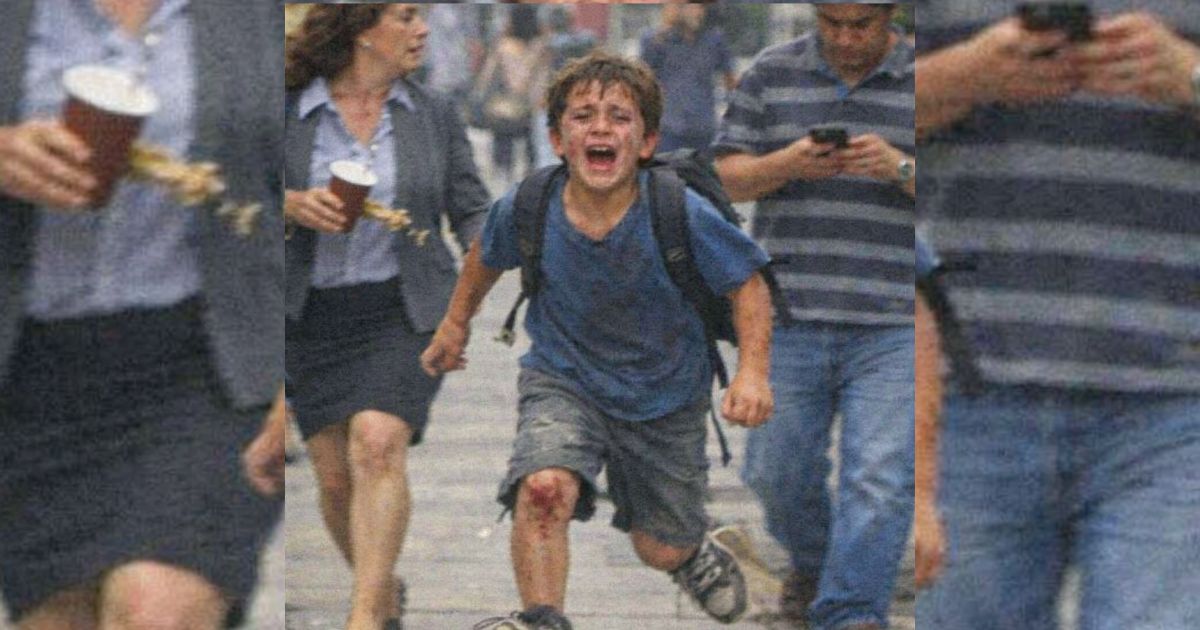 Gritó pidiendo ayuda en plena calle y todos lo ignoraron… hasta que un niño estuvo a segundos de morir