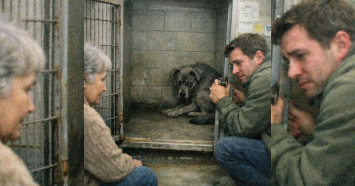 La puerta estaba abierta, pero el perro no salía: lo que miraba en silencio rompió a todos