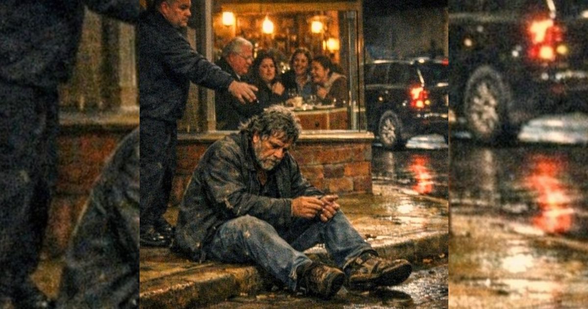 Lo echaron del restaurante por su ropa rota… pero una camioneta negra reveló quién era en realidad