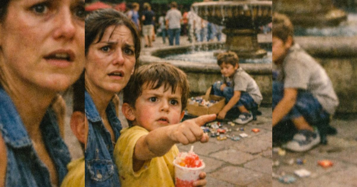 Mi hijo señaló al niño de la plaza y susurró: ‘Mamá… él estaba en tu barriga conmigo