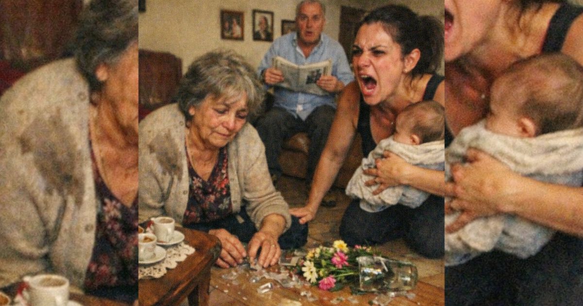 Mia nuora urlò “Sei sporca, non toccarlo!” davanti al neonato: quel martedì ho detto tre parole decisive