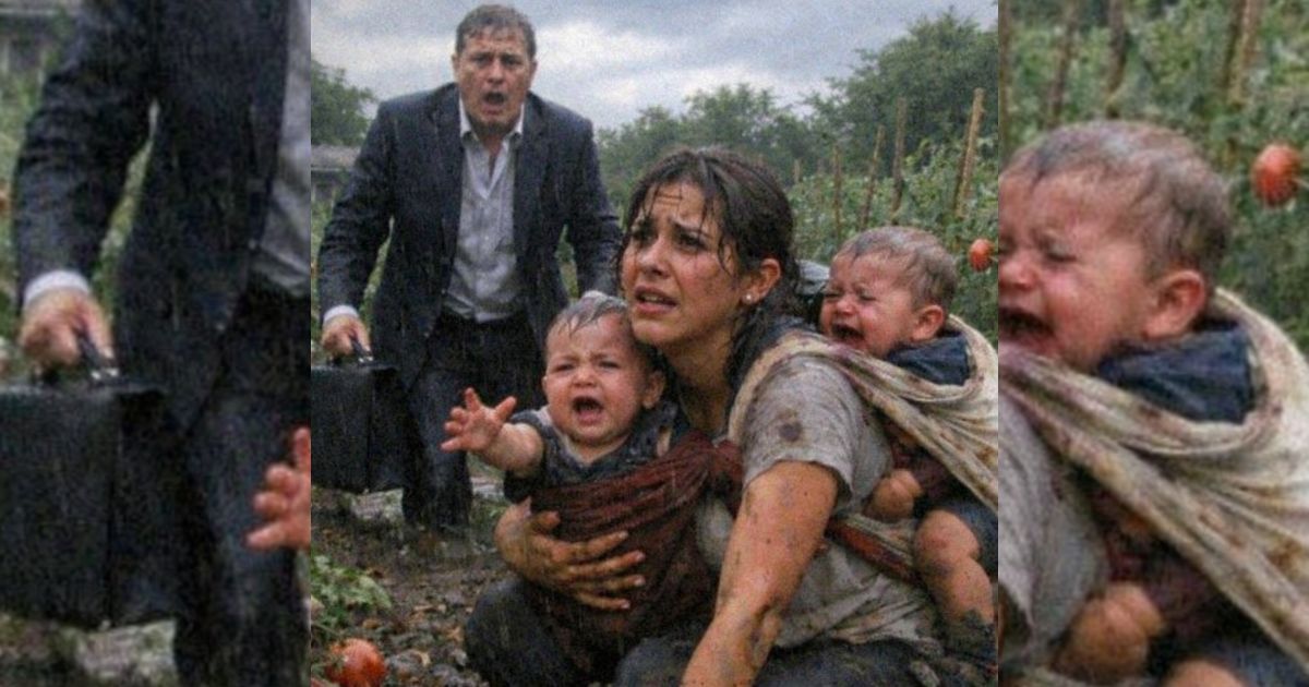 Millonario vuelve temprano al huerto y descubre a su empleada con dos bebés… lo que ve le cambia la vida
