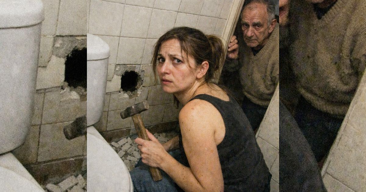 Mio suocero mi fece rompere una piastrella dietro il WC: quello che trovai mi fece dubitare di mio marito
