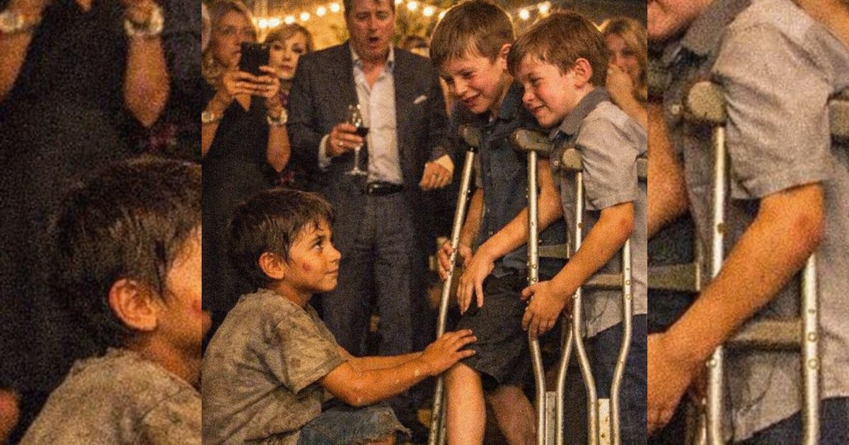 Se burló: “Si curas a mis gemelos, te adopto”… y el niño de la calle los tocó y todo cambió