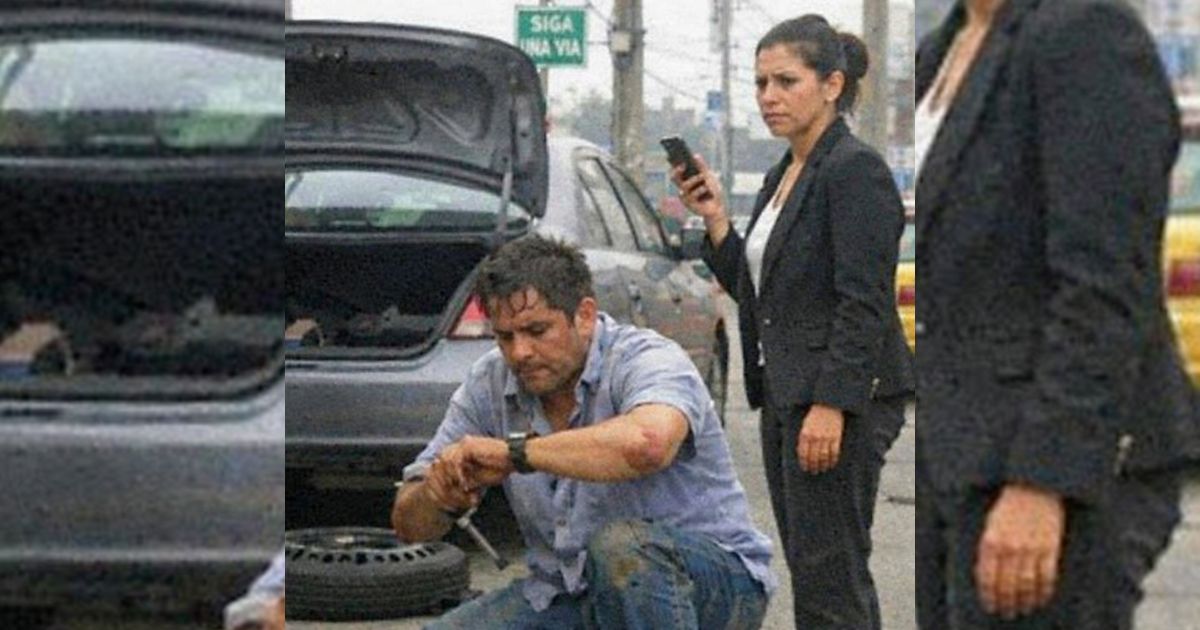 Se detuvo a cambiar una llanta y no sabía que esa mujer era la jueza que decidiría su destino