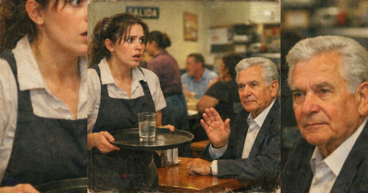 Un anciano me detuvo en la mesa 7 y susurró: “No vengo a comer… vengo a casarte con mi hijo
