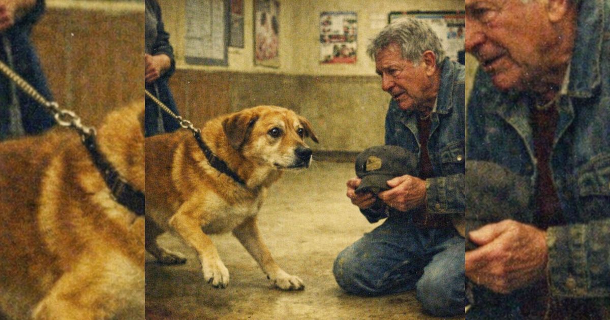 Volvió al refugio tras años perdido… y el perro se lanzó hacia él, pero se quedó paralizado