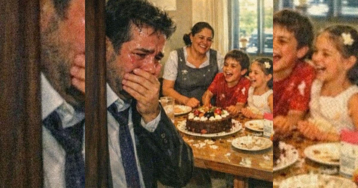 Volvió antes a su mansión y encontró a la empleada celebrando con sus hijos… lo que vio lo hizo llorar